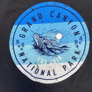 Grand Canyon National Park Shirt Mens Large Black Long Sleeve Graphic Crewneck